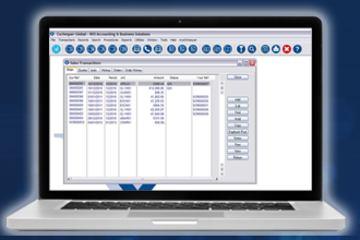 Exchequer Screen Accounting software, accounts software, erp software, intact software, cloud accounts, best accounting software