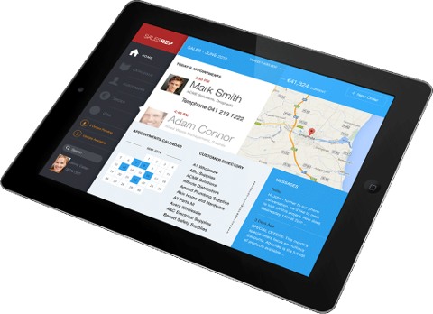 SalesRep Mobile sales software for sales reps