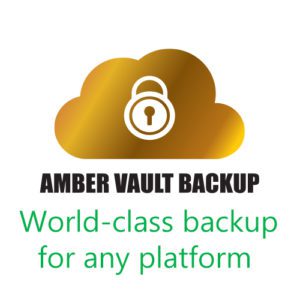 AV event logo Amber Vault Cloud Backup