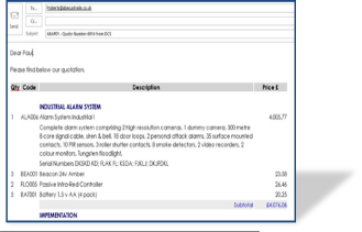 Quotations (Custom) CRM Quotations software