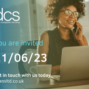 erp event ERP solutions event image with text 'you are invited 21/06/23'